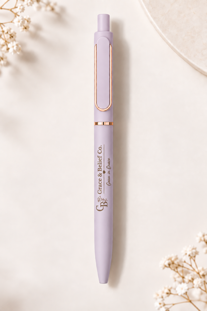 Selah - lavender Grace and Belief Co. pen.